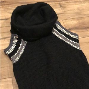 Turtleneck sweater dress